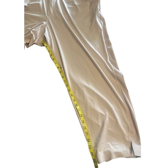 Athleta Brooklyn Ankle Pant Cream Lightweight Pockets Travel Stretch size 22 - Picture 8 of 10